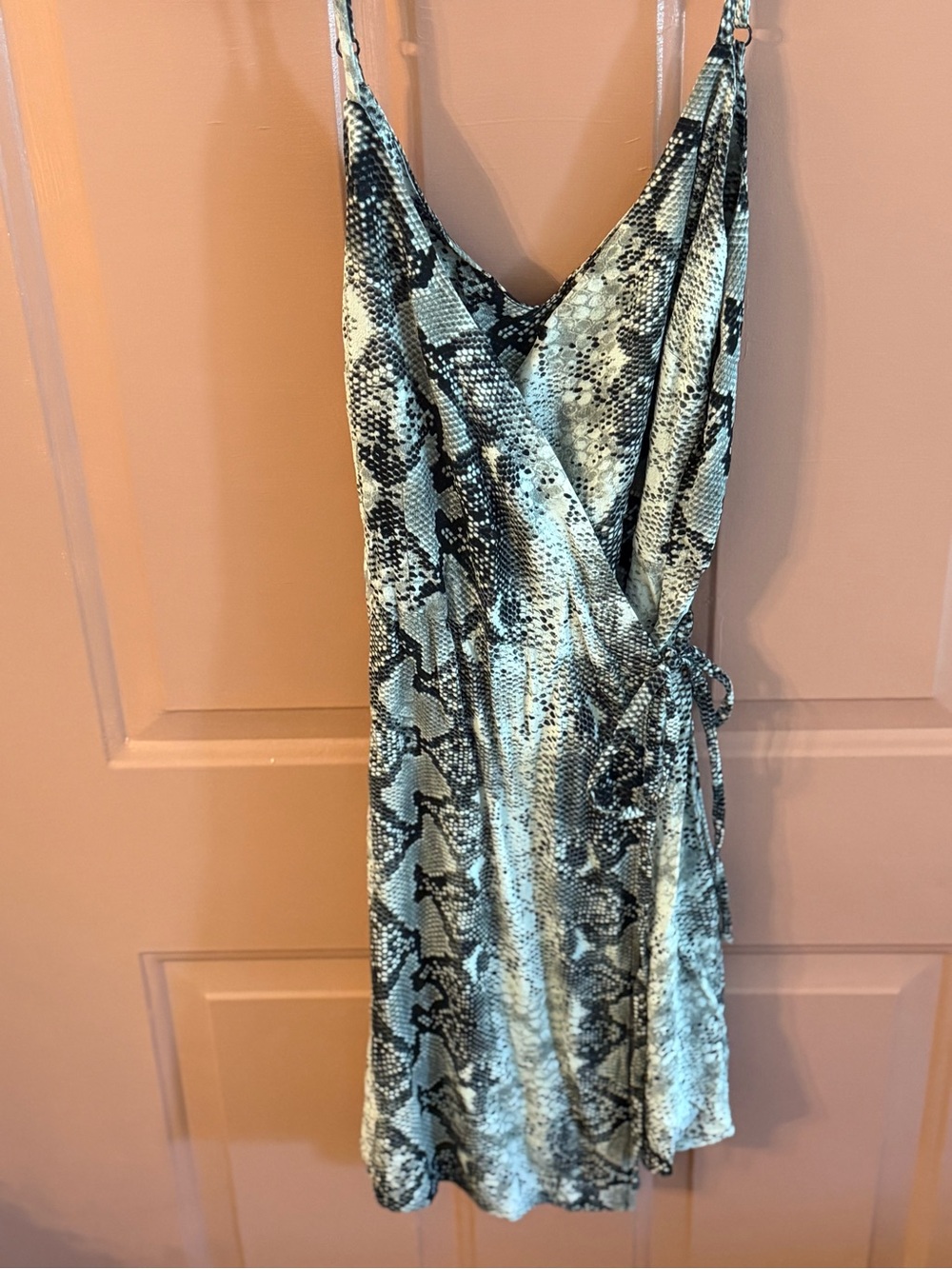 Sanctuary Snake Print Wrap Dress